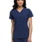 Women's 2-Pocket Contemporary V-Neck Scrub Top