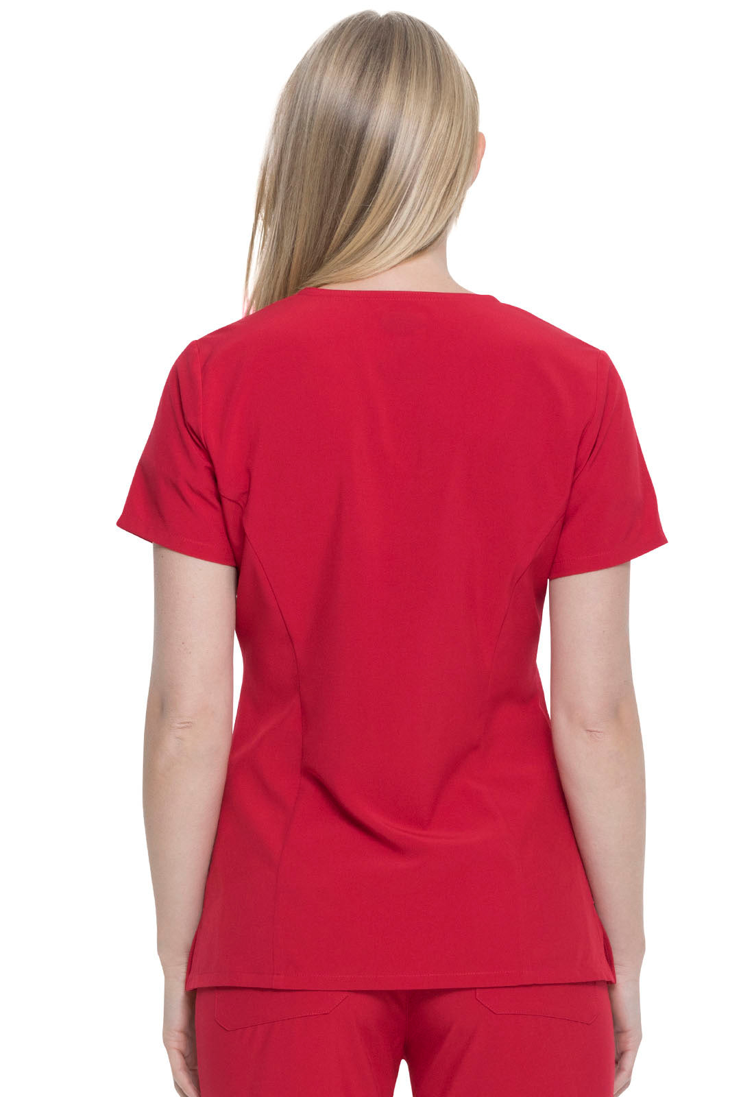 Women's 2-Pocket Contemporary V-Neck Top