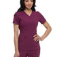 Women's 2-Pocket Contemporary V-Neck Scrub Top