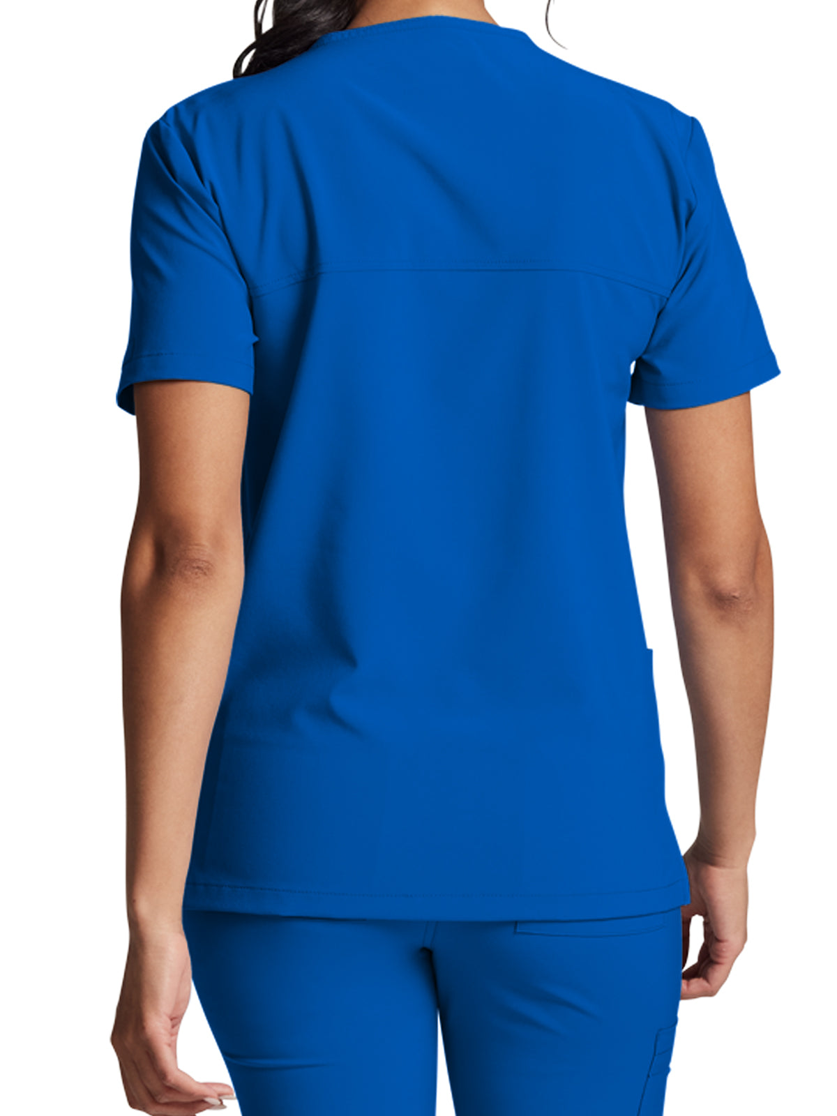 Unisex 2-Pocket V-Neck Scrub Top