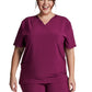 Unisex 2-Pocket V-Neck Scrub Top