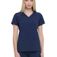 Women's 2-Pocket Contemporary Scrub Top