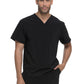 Men's 1-Pocket Tuckable V-Neck Scrub Top