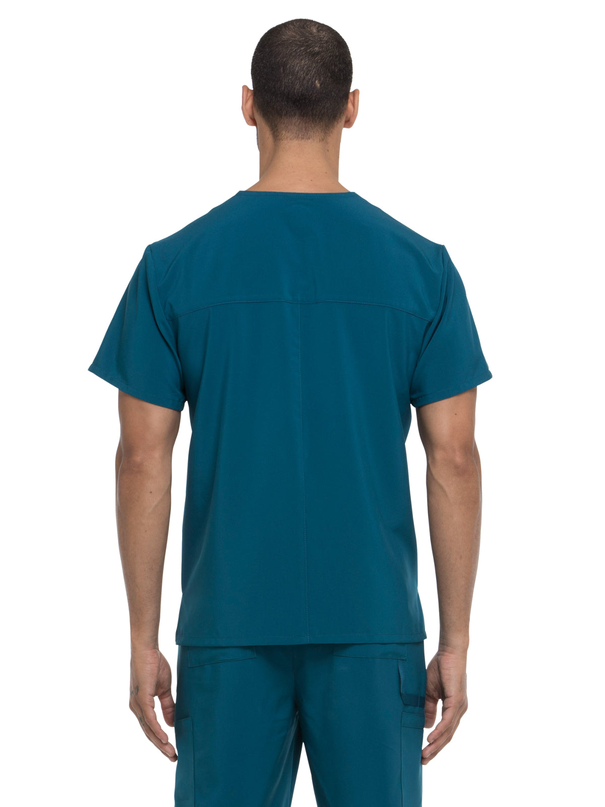 Men's 1-Pocket Tuckable V-Neck Scrub Top