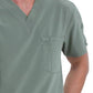 Men's 1-Pocket Tuckable V-Neck Scrub Top