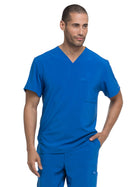 Men's 2-Pocket Tuckable V-Neck Top - DK635 - Royal