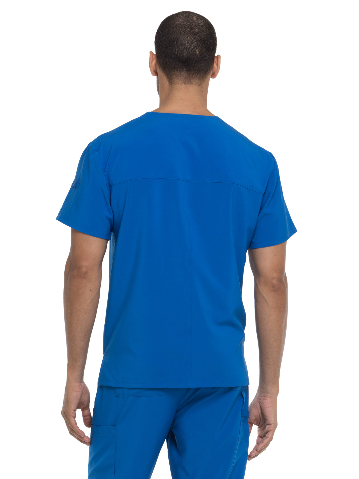 Men's 1-Pocket Tuckable V-Neck Scrub Top