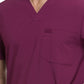 Men's Four-Pocket V-Neck Scrub Top