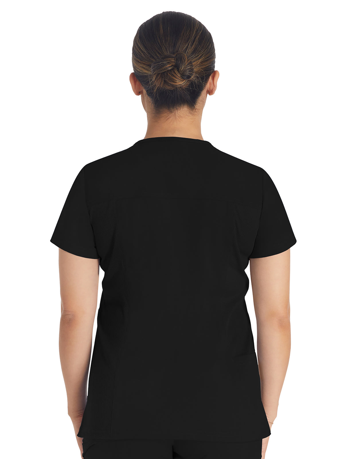 Women's 2-Pocket Notched V-Neck Top