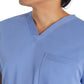 Men's 4-Pocket V-Neck Scrub Top