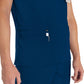 Men's 4-Pocket V-Neck Scrub Top