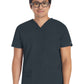 Men's 4-Pocket V-Neck Top - DK672 - Pewter