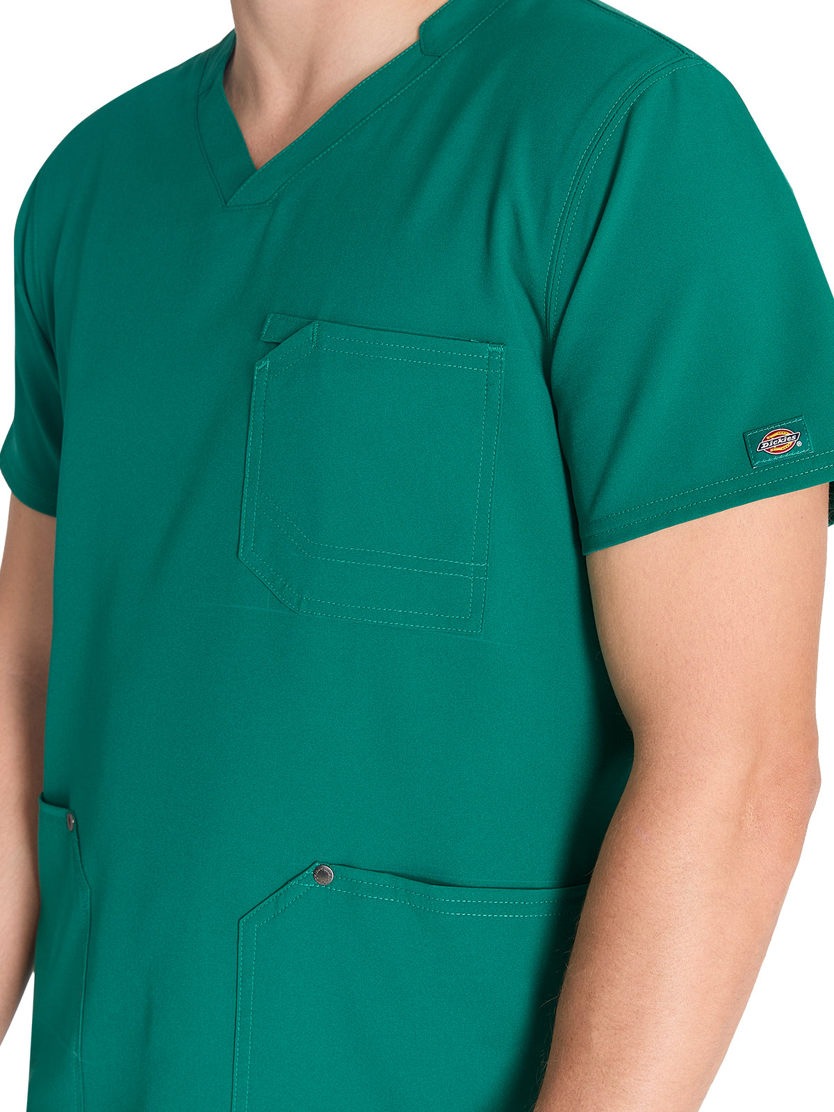 Men's 3-Pocket V-Neck Scrub Top