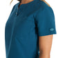 Women's 1-Pocket Henley Scrub Top