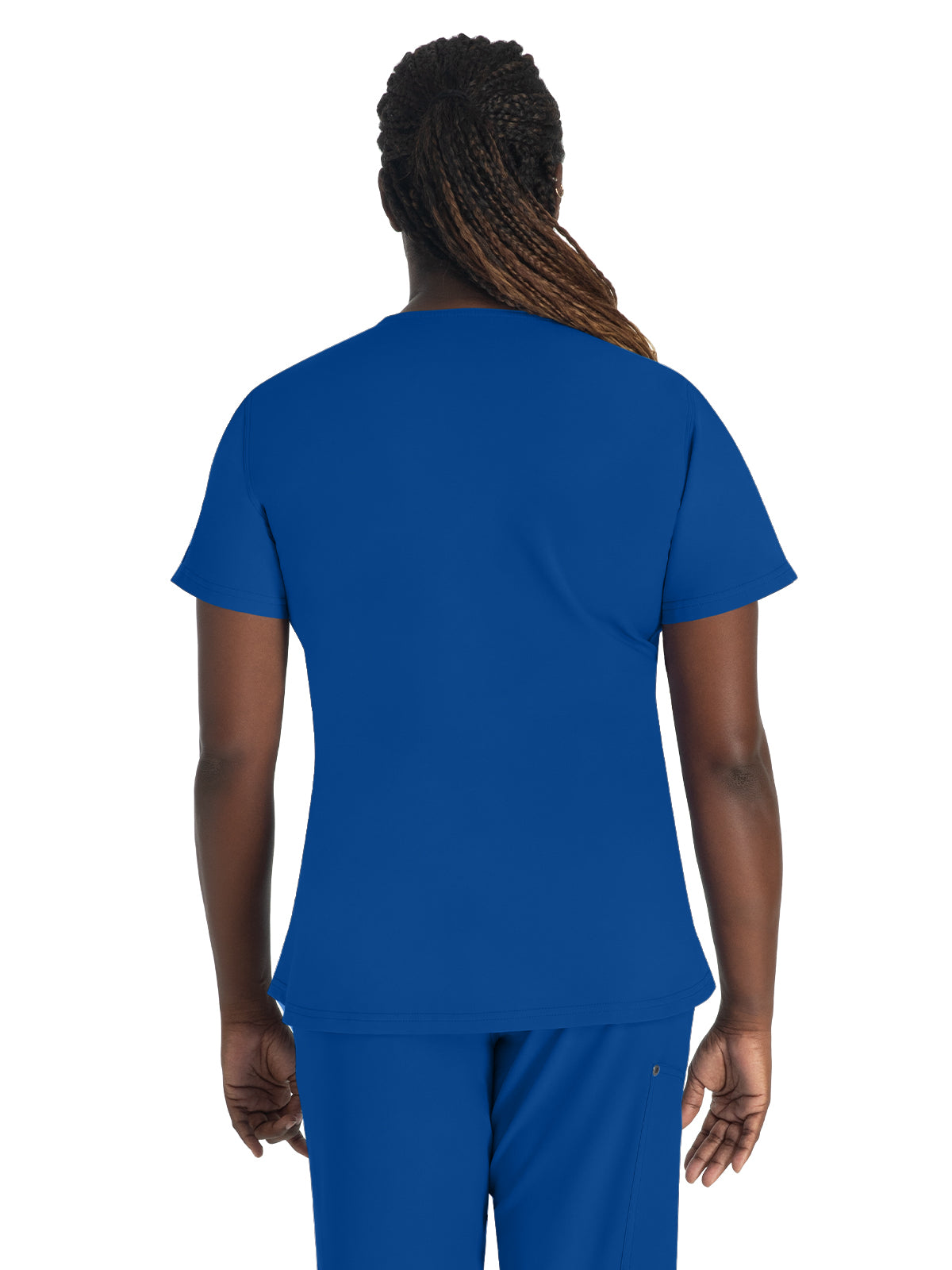 Women's 1-Pocket Henley Scrub Top