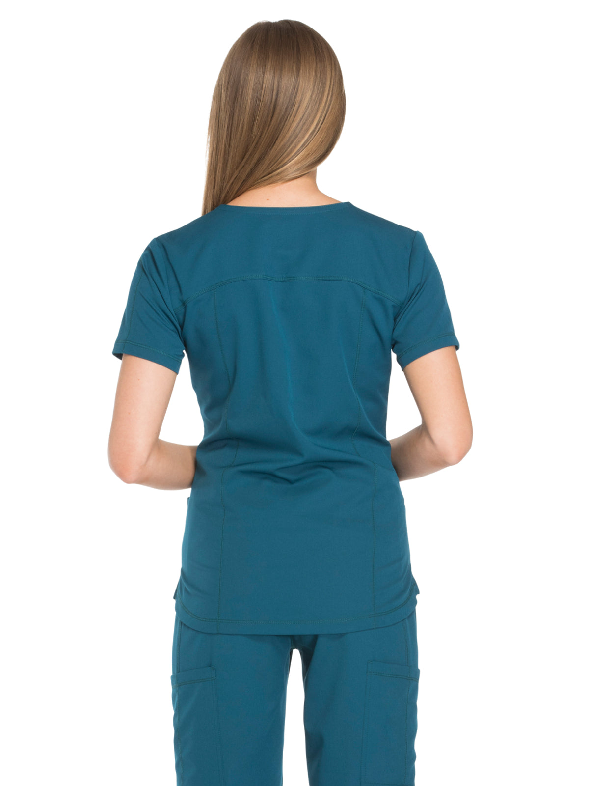 Women's 3-Pocket V-Neck Scrub Top