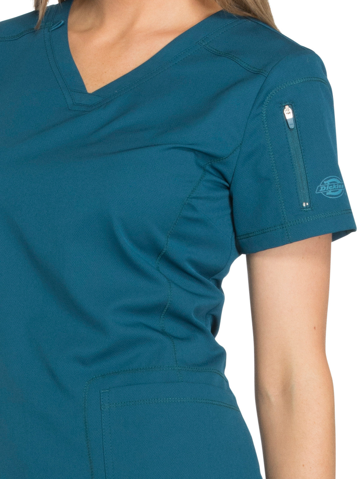 Women's 3-Pocket V-Neck Scrub Top