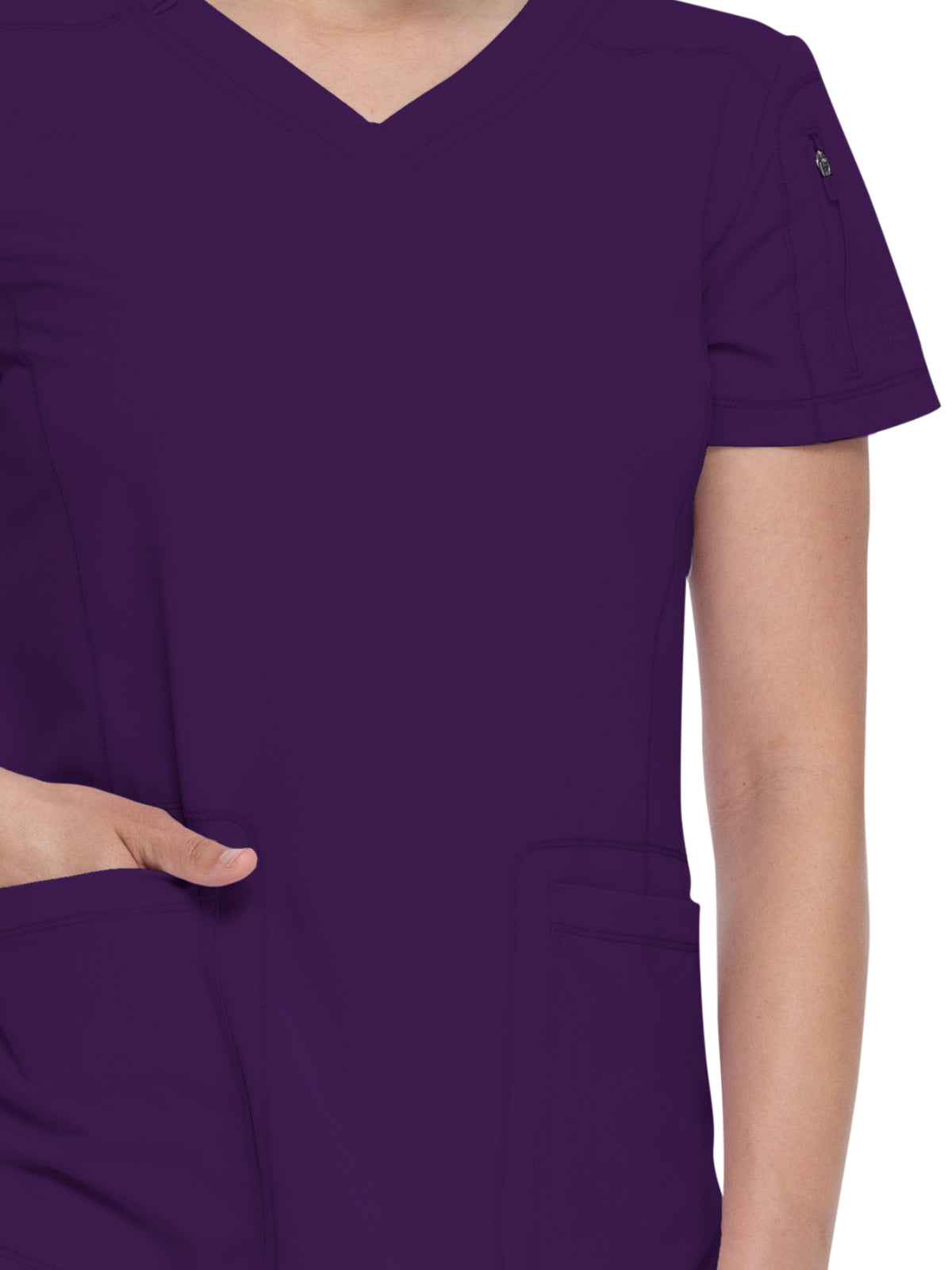 Women's 3-Pocket V-Neck Scrub Top