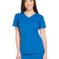 Women's 3-Pocket V-Neck Top - DK730 - Royal