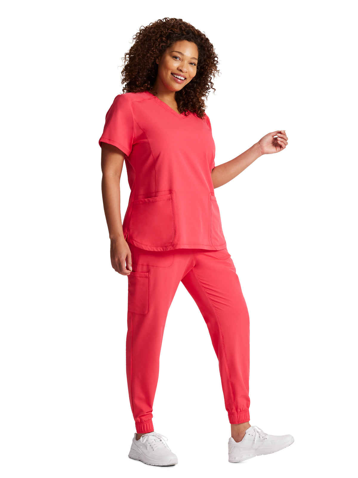 Women's 3-Pocket V-Neck Scrub Top