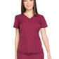 Women's 3-Pocket V-Neck Top - DK730 - Wine