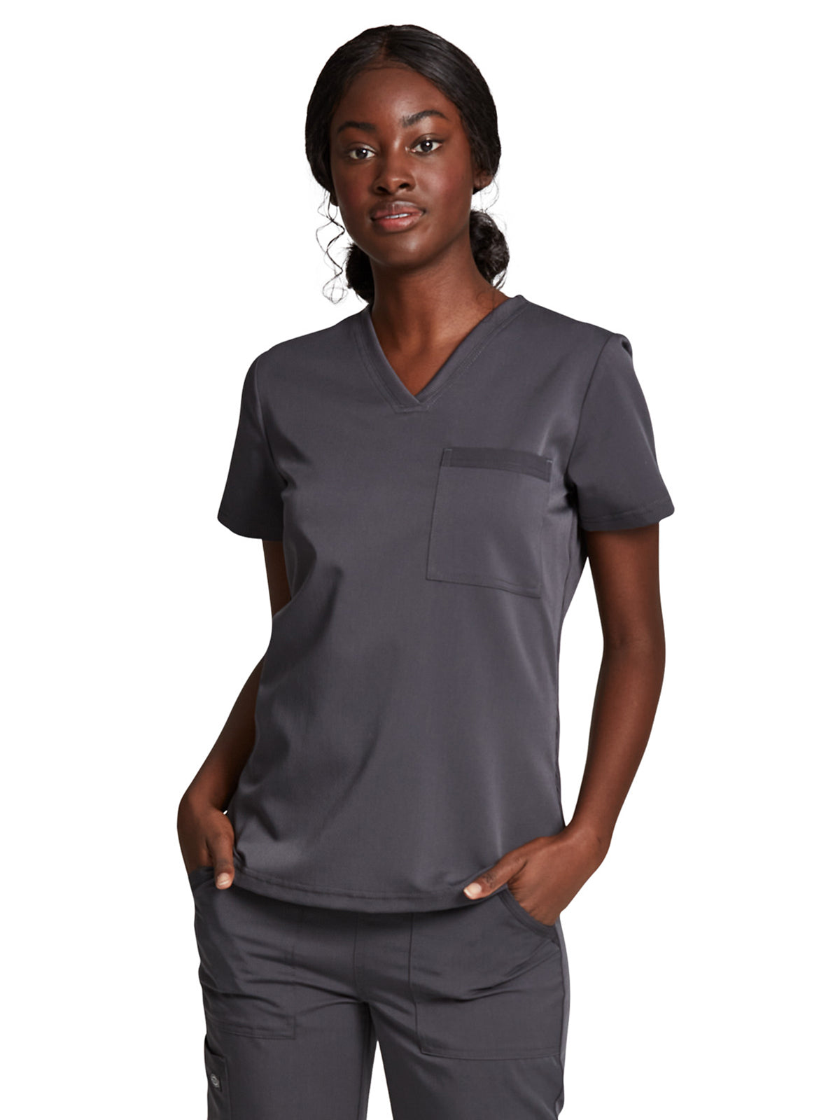 Women's 1-Pocket Tuckable V-Neck Top