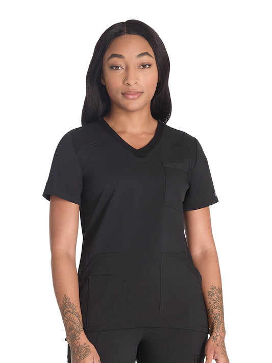 Women's 4-Pocket V-Neck Top