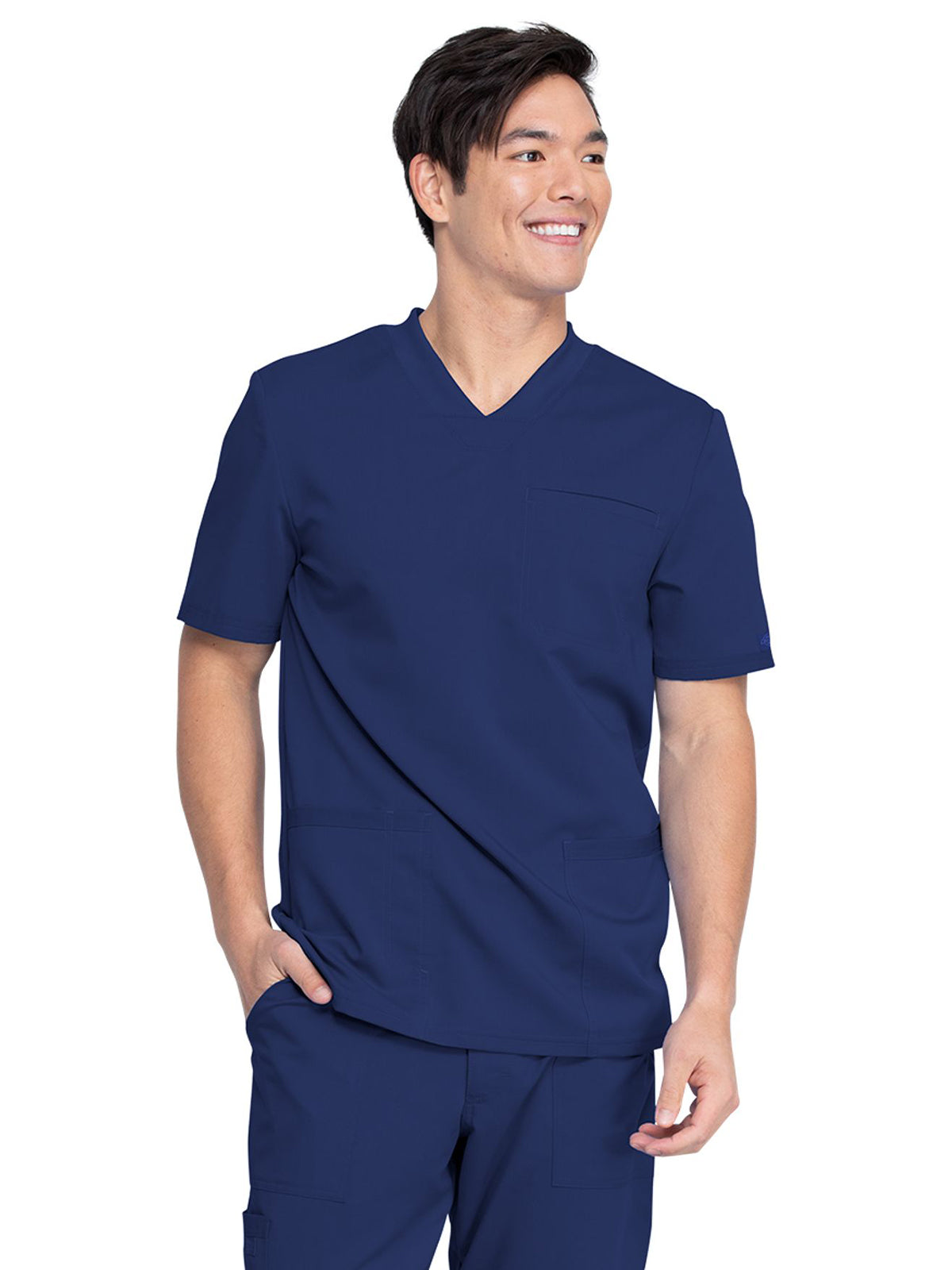 Men's 3-Pocket V-Neck Scrub Top