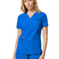 Women's 2-Pocket V-Neck Scrub Top - DK856 - Royal