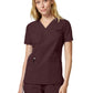 Women's 2-Pocket V-Neck Scrub Top - DK856 - Terrain