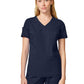 Women's 1-Pocket V-Neck Tuck-In Scrub Top - DK857 - Navy