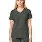 Women's 1-Pocket V-Neck Tuck-In Scrub Top - DK857 - Olive
