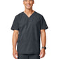 Men's 3-Pocket V-Neck Scrub Top - DK859 - Pewter