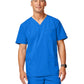 Men's 3-Pocket V-Neck Scrub Top - DK859 - Royal