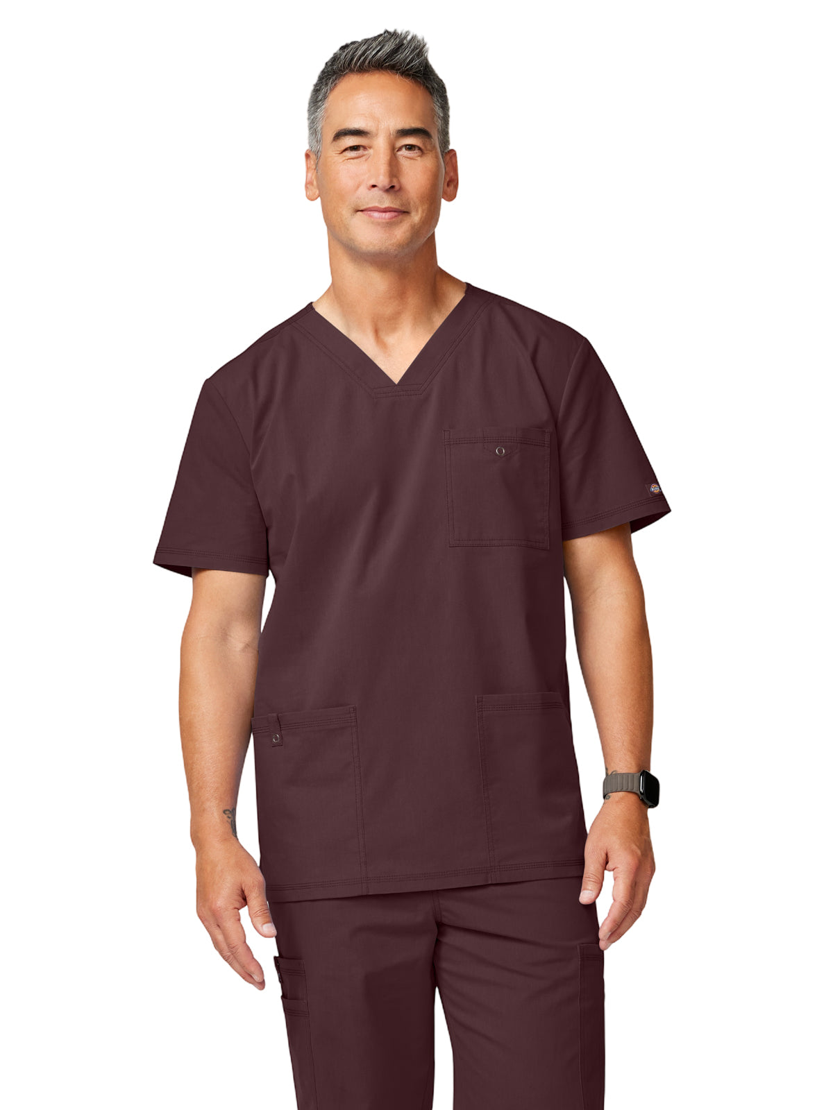 Men's 3-Pocket V-Neck Scrub Top - DK859 - Terrain