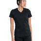 Women's 5-Pocket Rib Knit V-Neck Top - DK875 - Black