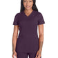 Women's 5-Pocket Rib Knit V-Neck Top - DK875 - Deep Amethyst