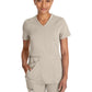 Women's 5-Pocket Rib Knit V-Neck Scrub Top