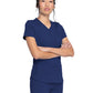 Women's 5-Pocket Rib Knit V-Neck Scrub Top