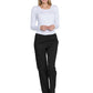 Women's 4-Pocket Mid Rise Straight Leg Pant