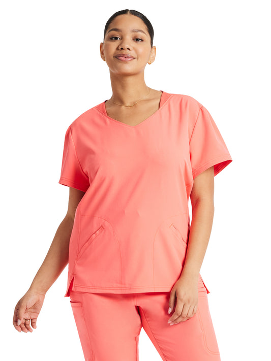 Women's 2-Pocket V-Neck Top