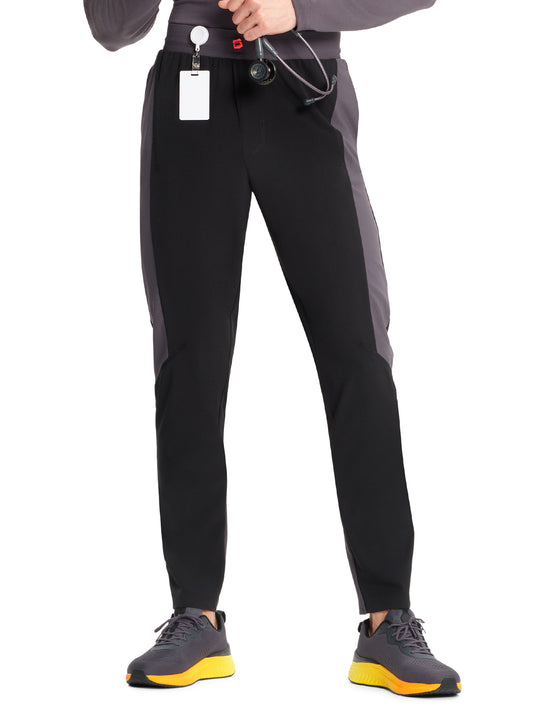 Men's 4-Pocket Mid Rise Tapered Leg Pant