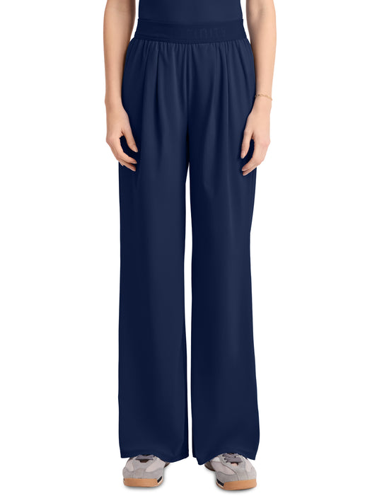 Women's 3-Pocket Wide Leg Pant - IN025A - Navy