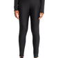 Women's 3-Pocket Natural Rise Legging - IN106A - Black