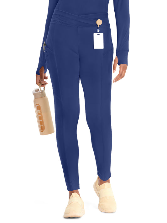Women's 3-Pocket Natural Rise Legging - IN106A - Navy