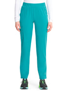 Women's Tapered Leg Cargo Pant - IN120A - Teal Blue