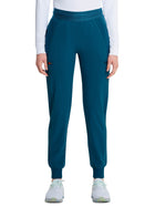 Women's Mid Rise Jogger Pant - IN122A - Caribbean Blue