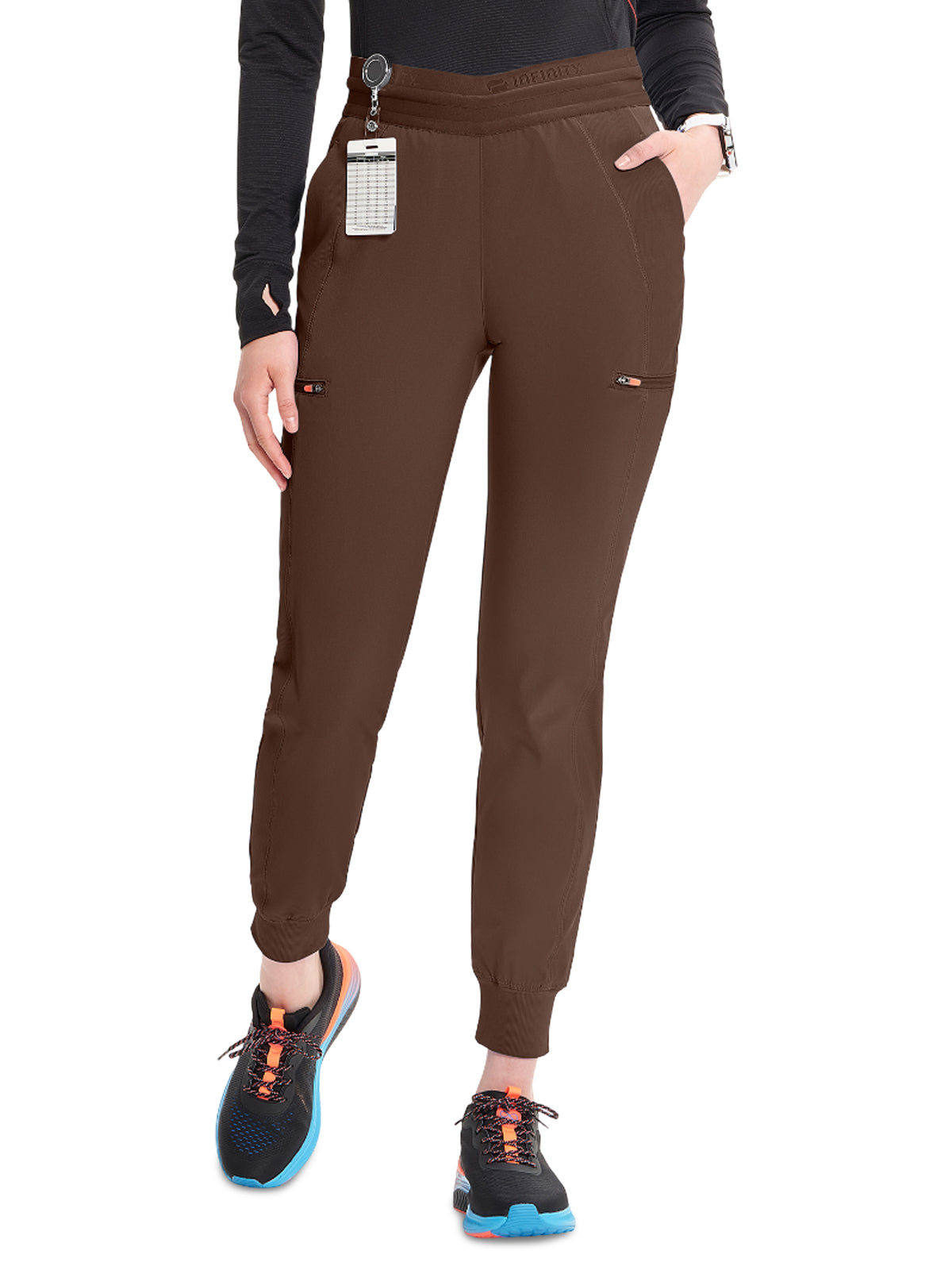 Women's Mid Rise Jogger Pant - IN122A - Espresso Express