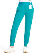 Women's Mid Rise Jogger Pant - IN122A - Teal Blue