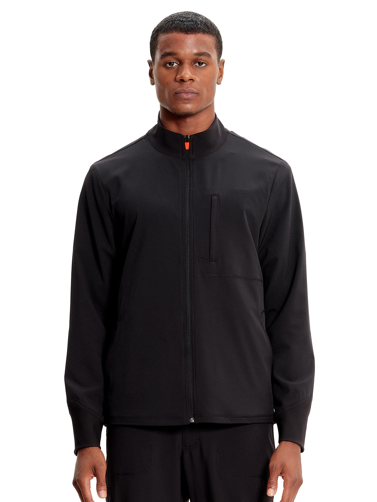 Men's Zip Front Scrub Jacket